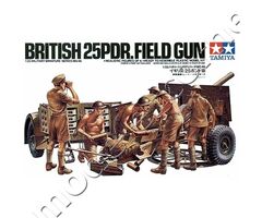 British 25 PDR. Field Gun