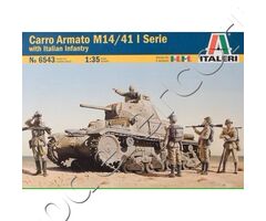 Carro Armato M14/41 I Serie with Italian Infantry