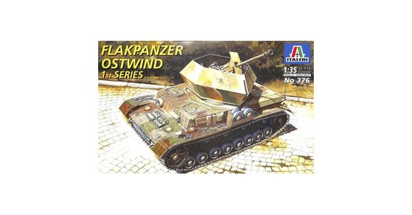 Italeri Flakpanzer IV Ostwind German Tank Model Kit 1:35 Scale