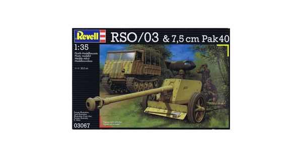 RSO/03 & 7,5cm Pak40 Revell reference 03067 instructions - 284