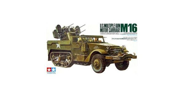 Tamiya 1/35 U.S. Multiple Gun Carriage M16 Half Track Model Kit